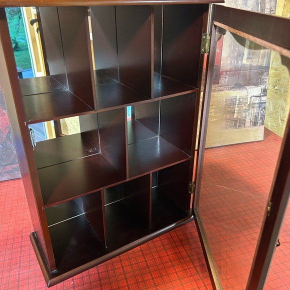 Vintage Curio Wall Hanging Cabinet Shelf - Picture 6 of 12